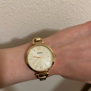 Fossil Gold-Tone Georgia Watch